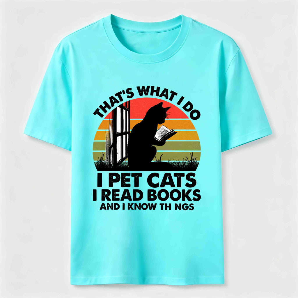 PetTaxClub I Pet Cats I Read Books Classic T-Shirt
