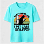PetTaxClub I Pet Cats I Read Books Classic T-Shirt