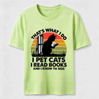 PetTaxClub I Pet Cats I Read Books Classic T-Shirt