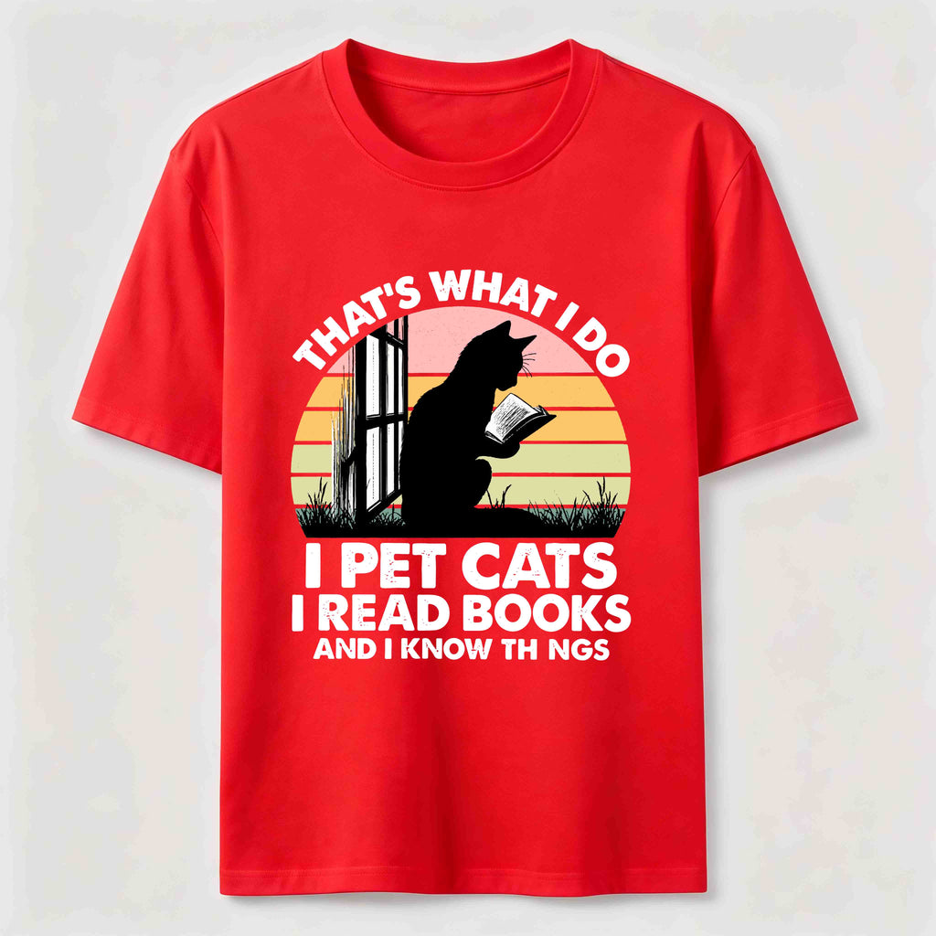 PetTaxClub I Pet Cats I Read Books Classic T-Shirt