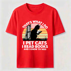 PetTaxClub I Pet Cats I Read Books Classic T-Shirt