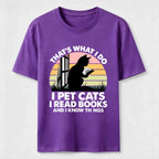 PetTaxClub I Pet Cats I Read Books Classic T-Shirt