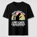 PetTaxClub I Pet Cats I Read Books Classic T-Shirt