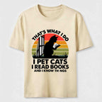 PetTaxClub I Pet Cats I Read Books Classic T-Shirt