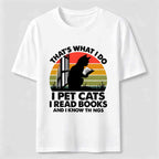 PetTaxClub I Pet Cats I Read Books Classic T-Shirt