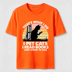 PetTaxClub I Pet Cats I Read Books Classic T-Shirt
