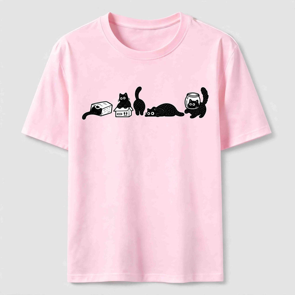 PetTaxClub Tiny Black Cat Moments Classic T-Shirt