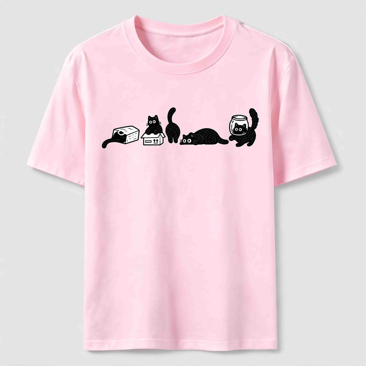 PetTaxClub Tiny Black Cat Moments Classic T-Shirt