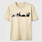 PetTaxClub Tiny Black Cat Moments Classic T-Shirt