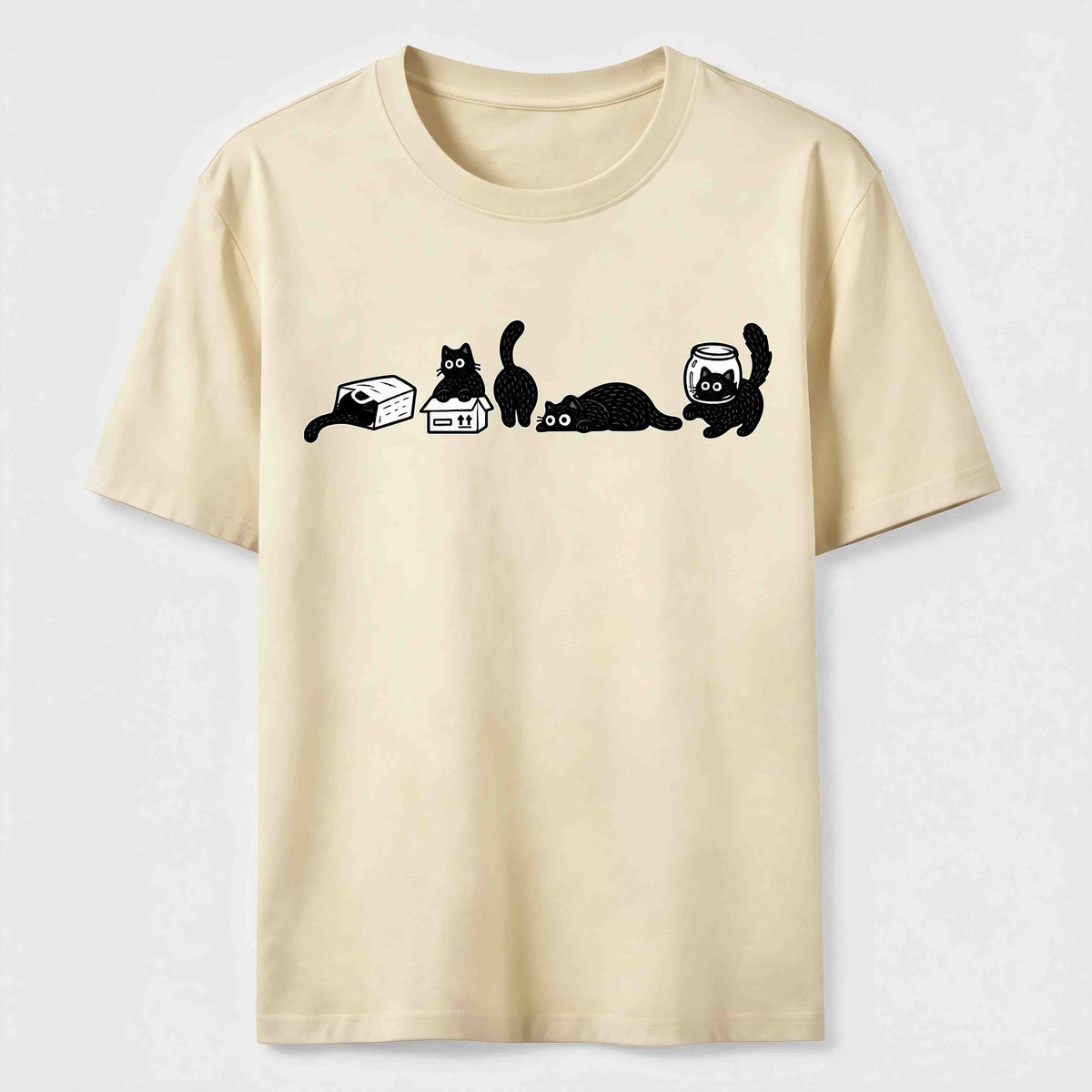 PetTaxClub Tiny Black Cat Moments Classic T-Shirt