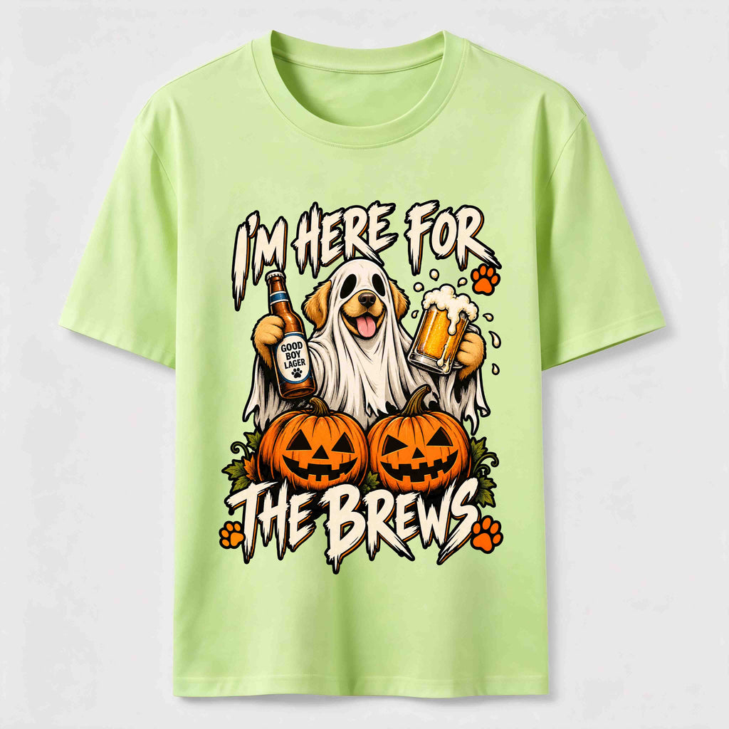 PetTaxClub Here for the Brews Ghost Dog Classic T-Shirt