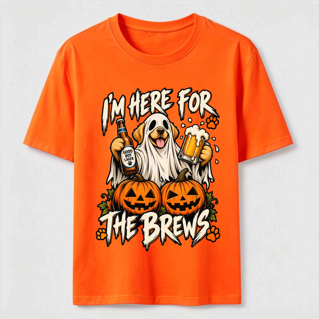 PetTaxClub Here for the Brews Ghost Dog Classic T-Shirt