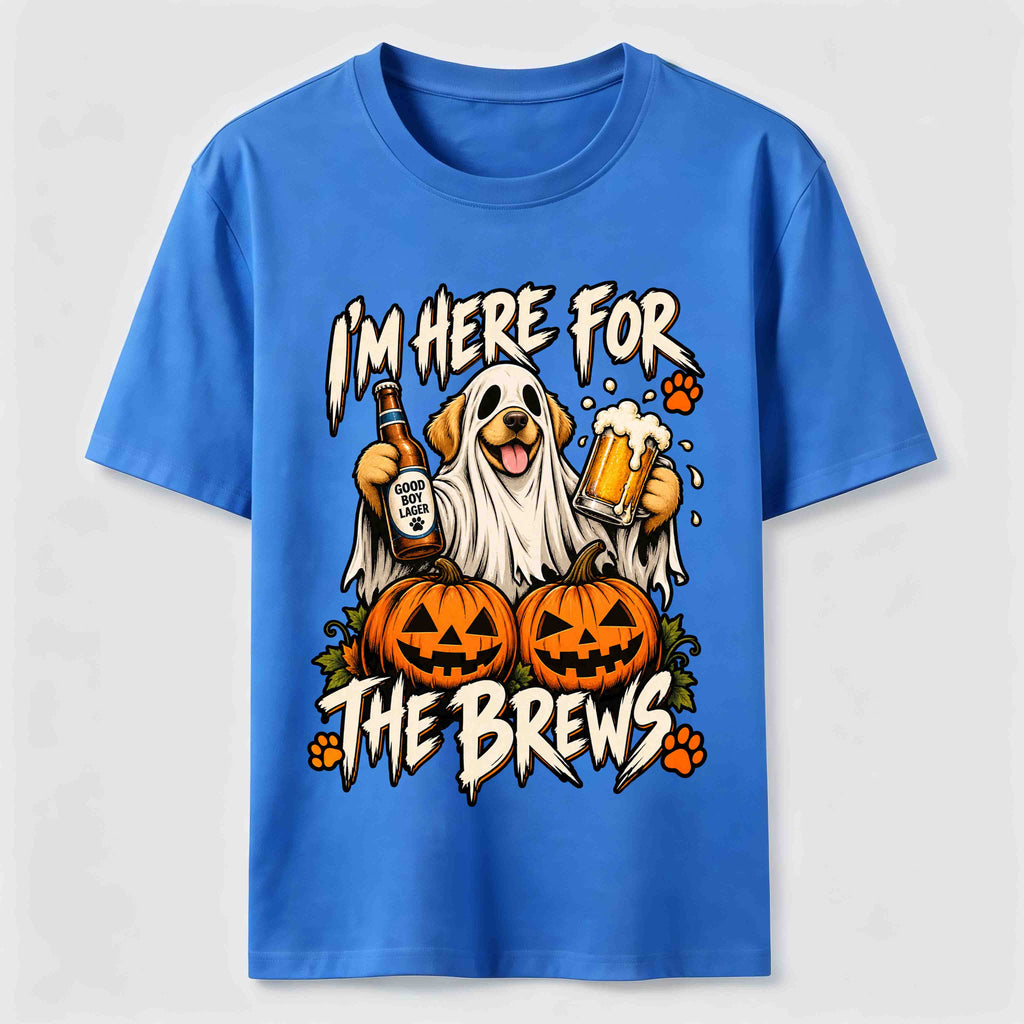 PetTaxClub Here for the Brews Ghost Dog Classic T-Shirt
