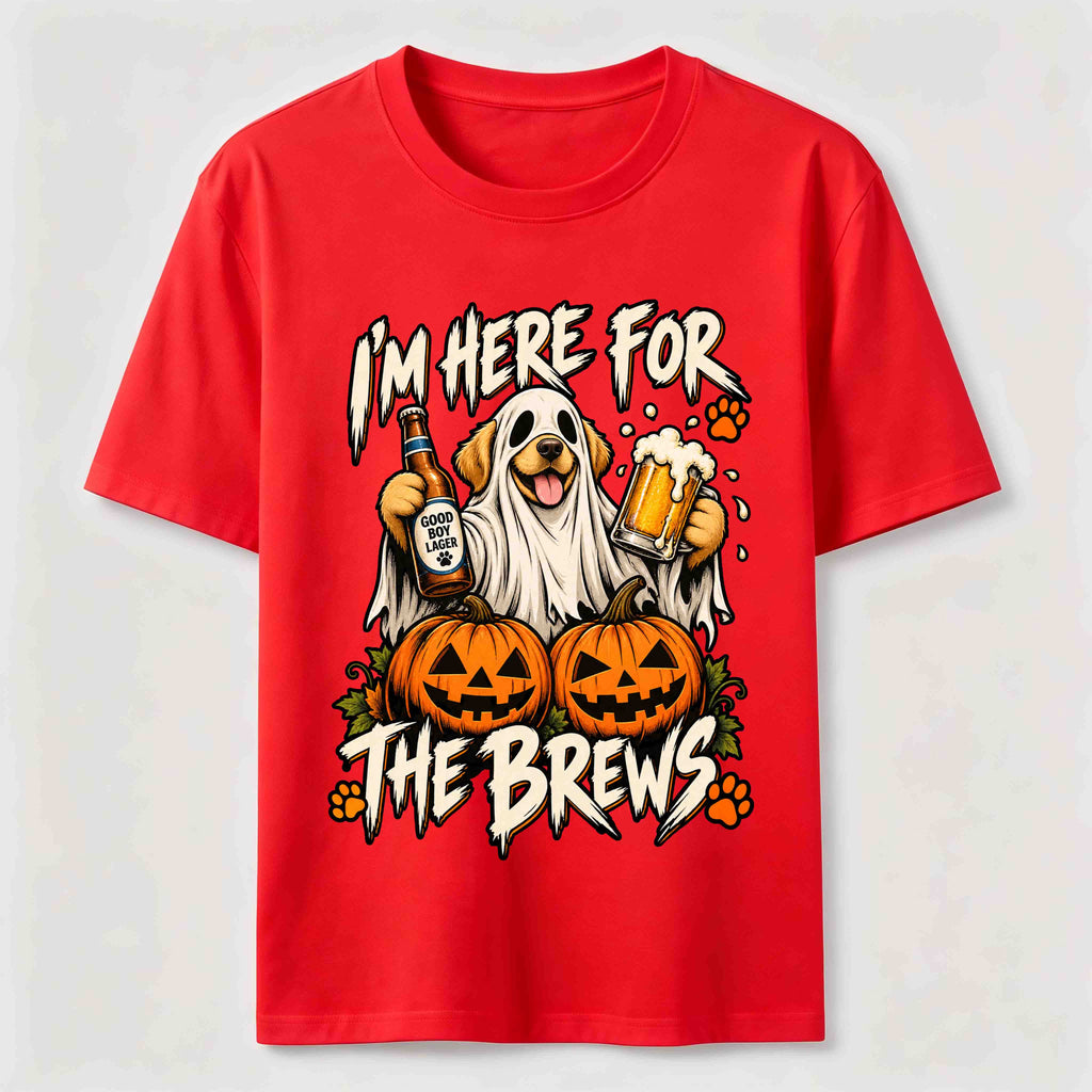 PetTaxClub Here for the Brews Ghost Dog Classic T-Shirt