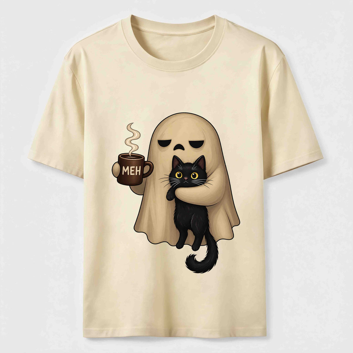 PetTaxClub Meh Ghost Cat Classic T-Shirt