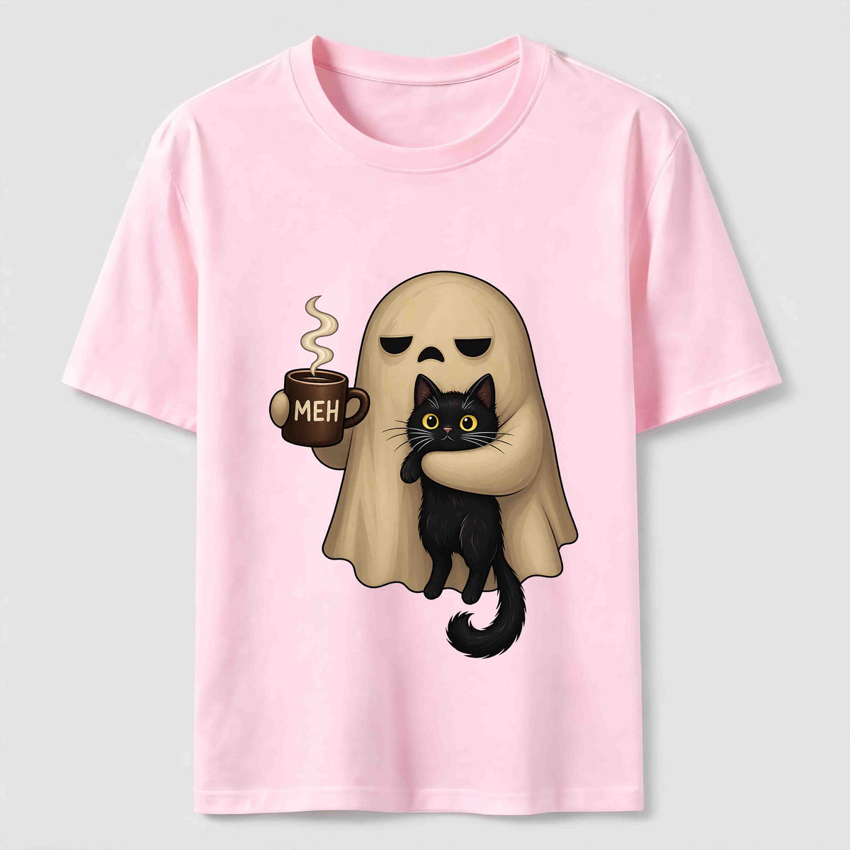 PetTaxClub Meh Ghost Cat Classic T-Shirt