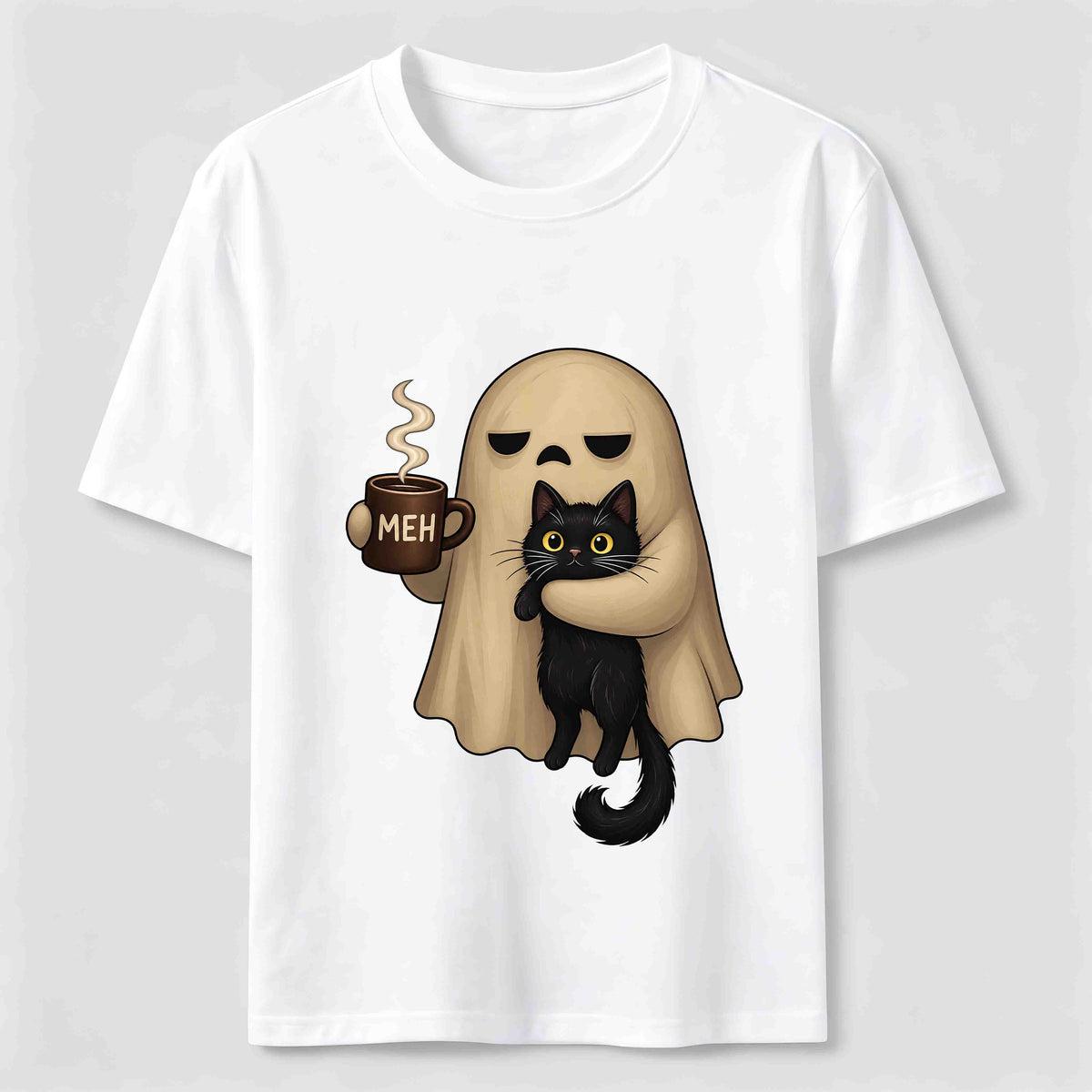 PetTaxClub Meh Ghost Cat Classic T-Shirt
