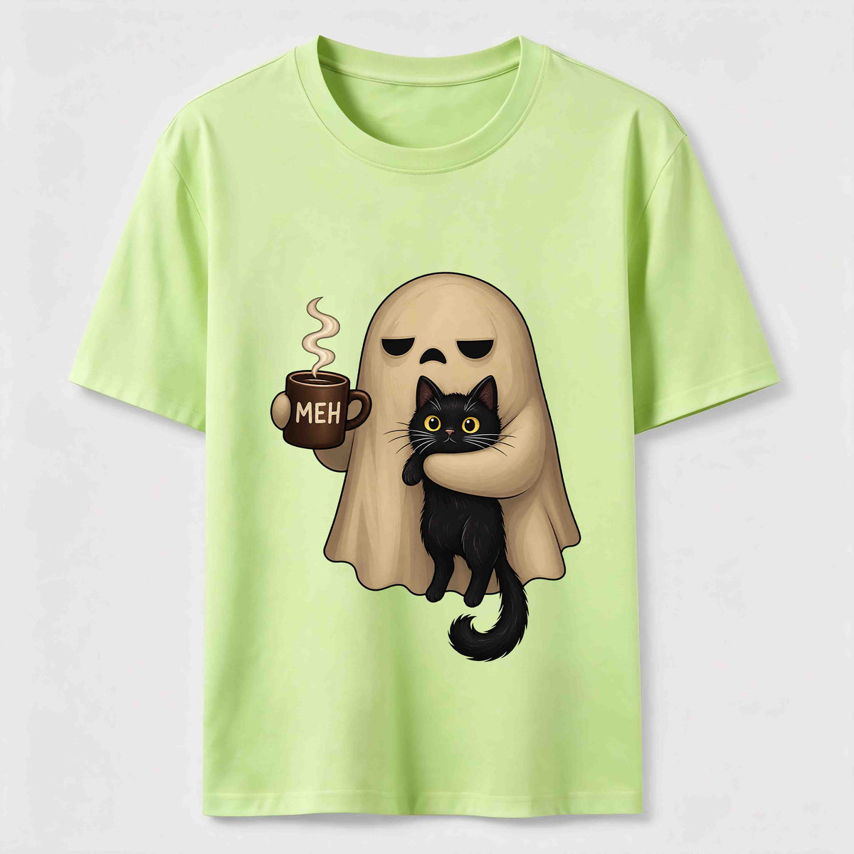 PetTaxClub Meh Ghost Cat Classic T-Shirt