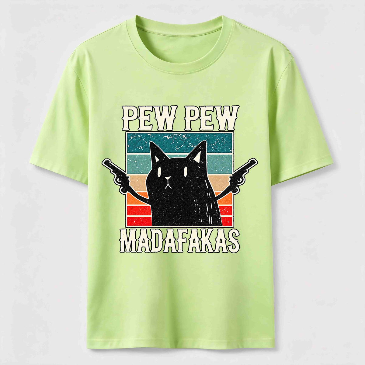 PetTaxClub Pew Pew Outlaw Cat Classic T-Shirt