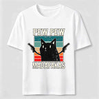 PetTaxClub Pew Pew Outlaw Cat Classic T-Shirt