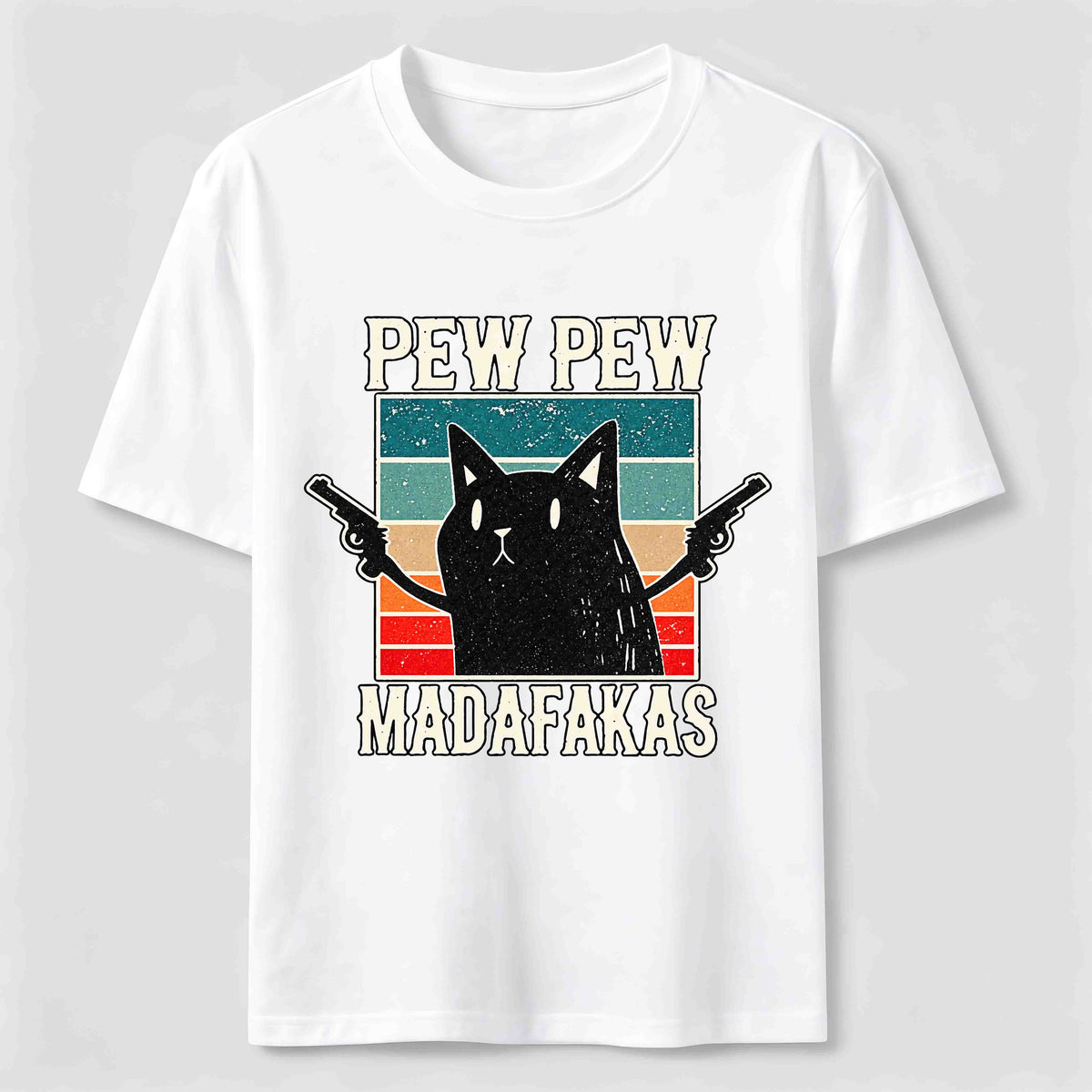 PetTaxClub Pew Pew Outlaw Cat Classic T-Shirt