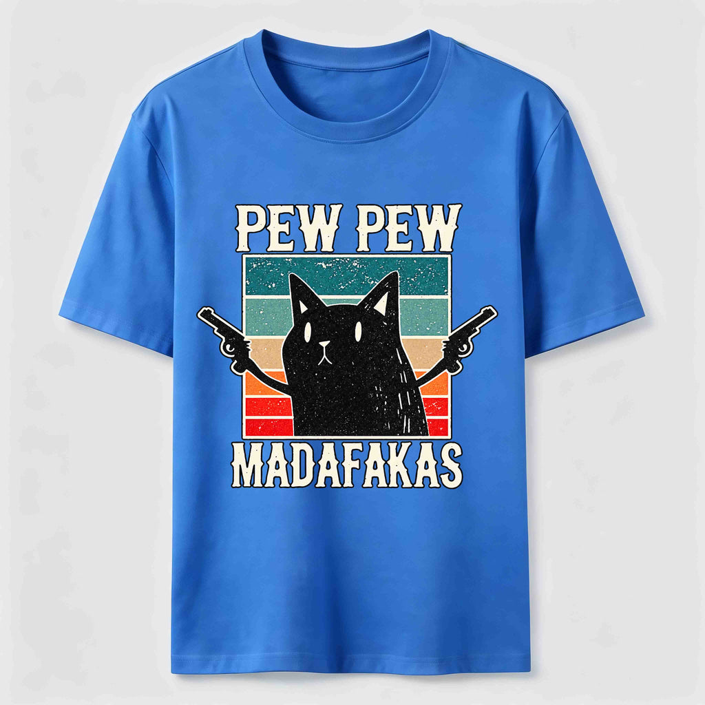 PetTaxClub Pew Pew Outlaw Cat Classic T-Shirt