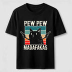 PetTaxClub Pew Pew Outlaw Cat Classic T-Shirt