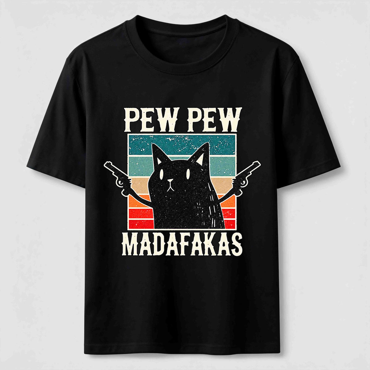 PetTaxClub Pew Pew Outlaw Cat Classic T-Shirt