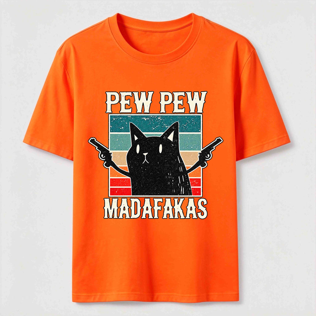 PetTaxClub Pew Pew Outlaw Cat Classic T-Shirt