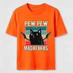 PetTaxClub Pew Pew Outlaw Cat Classic T-Shirt
