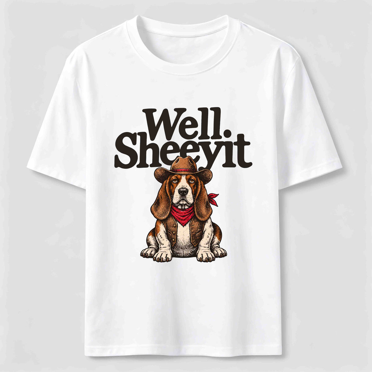 PetTaxClub Well Sheeyit Basset Hound Classic T-Shirt