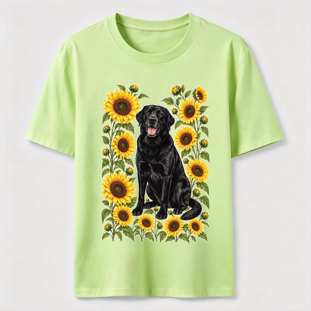 PetTaxClub Sunflower Black Lab Classic T-Shirt