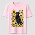 PetTaxClub Sunflower Black Lab Classic T-Shirt