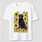 PetTaxClub Sunflower Black Lab Classic T-Shirt