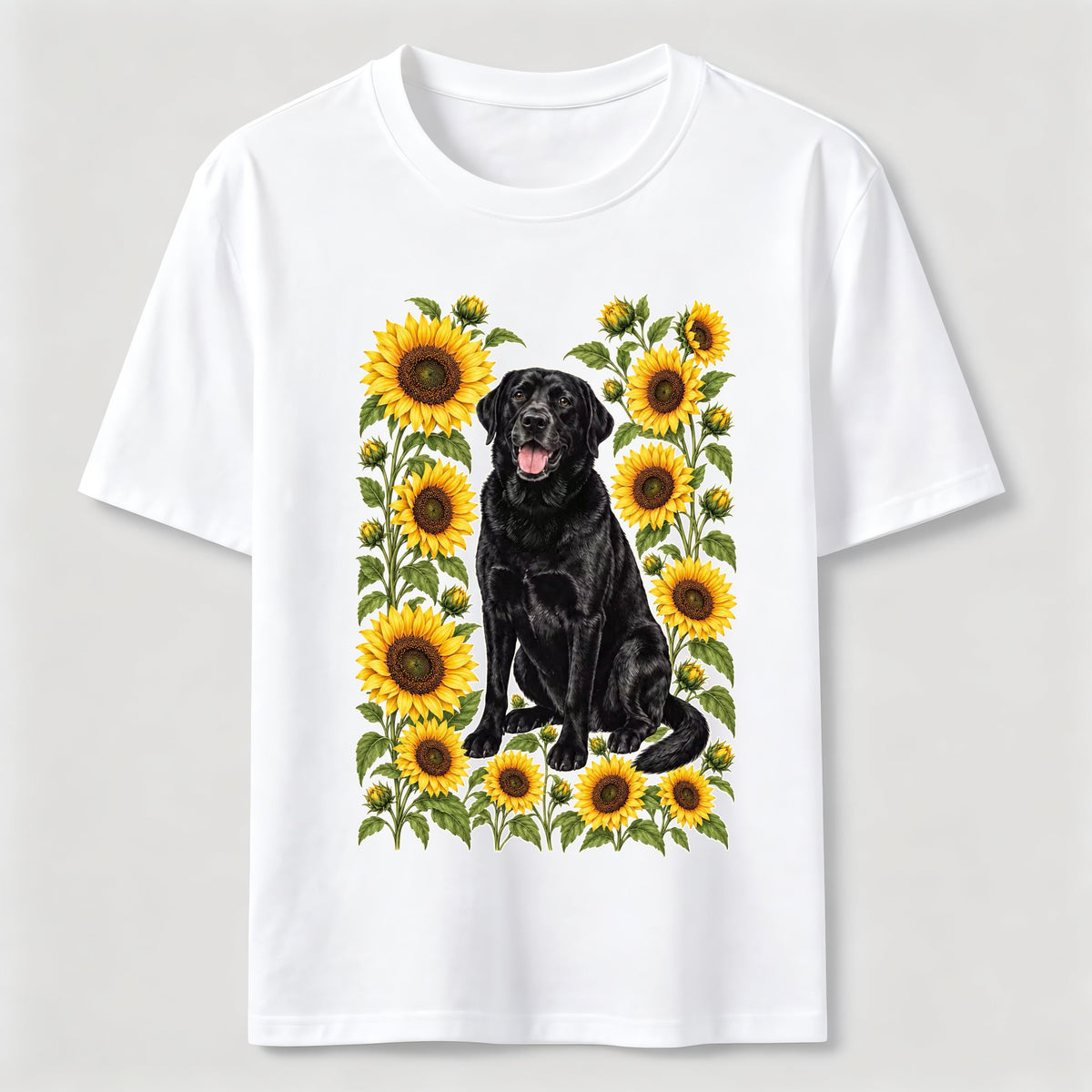 PetTaxClub Sunflower Black Lab Classic T-Shirt
