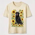 PetTaxClub Sunflower Black Lab Classic T-Shirt