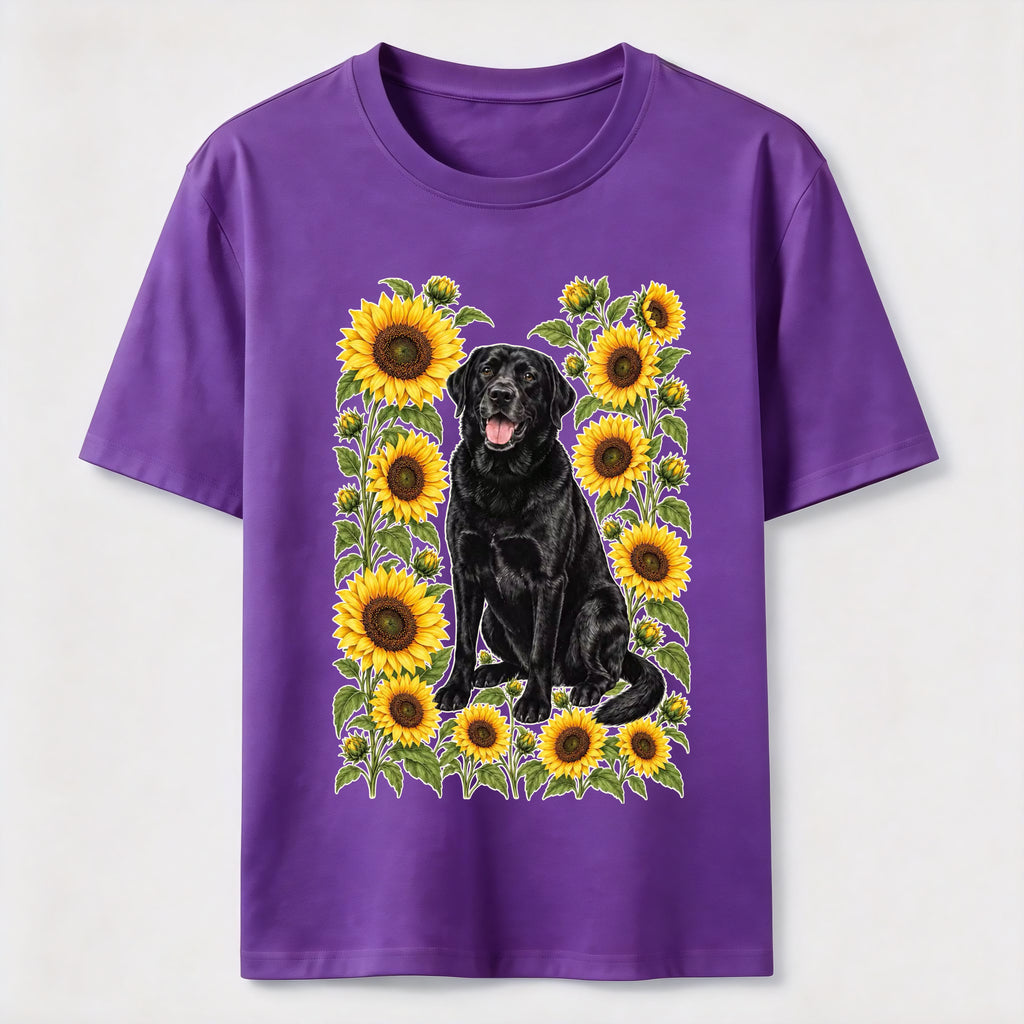 PetTaxClub Sunflower Black Lab Classic T-Shirt