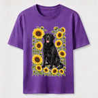 PetTaxClub Sunflower Black Lab Classic T-Shirt