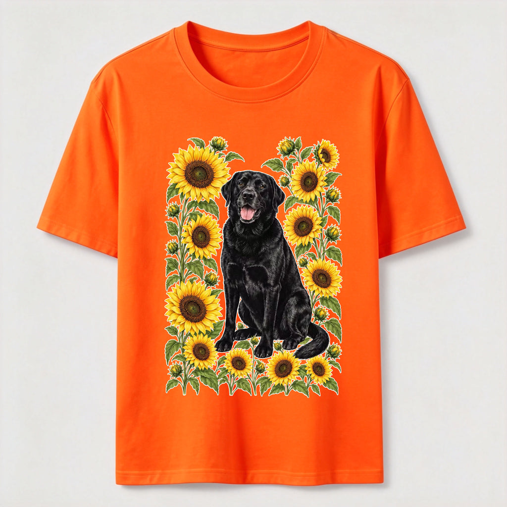 PetTaxClub Sunflower Black Lab Classic T-Shirt