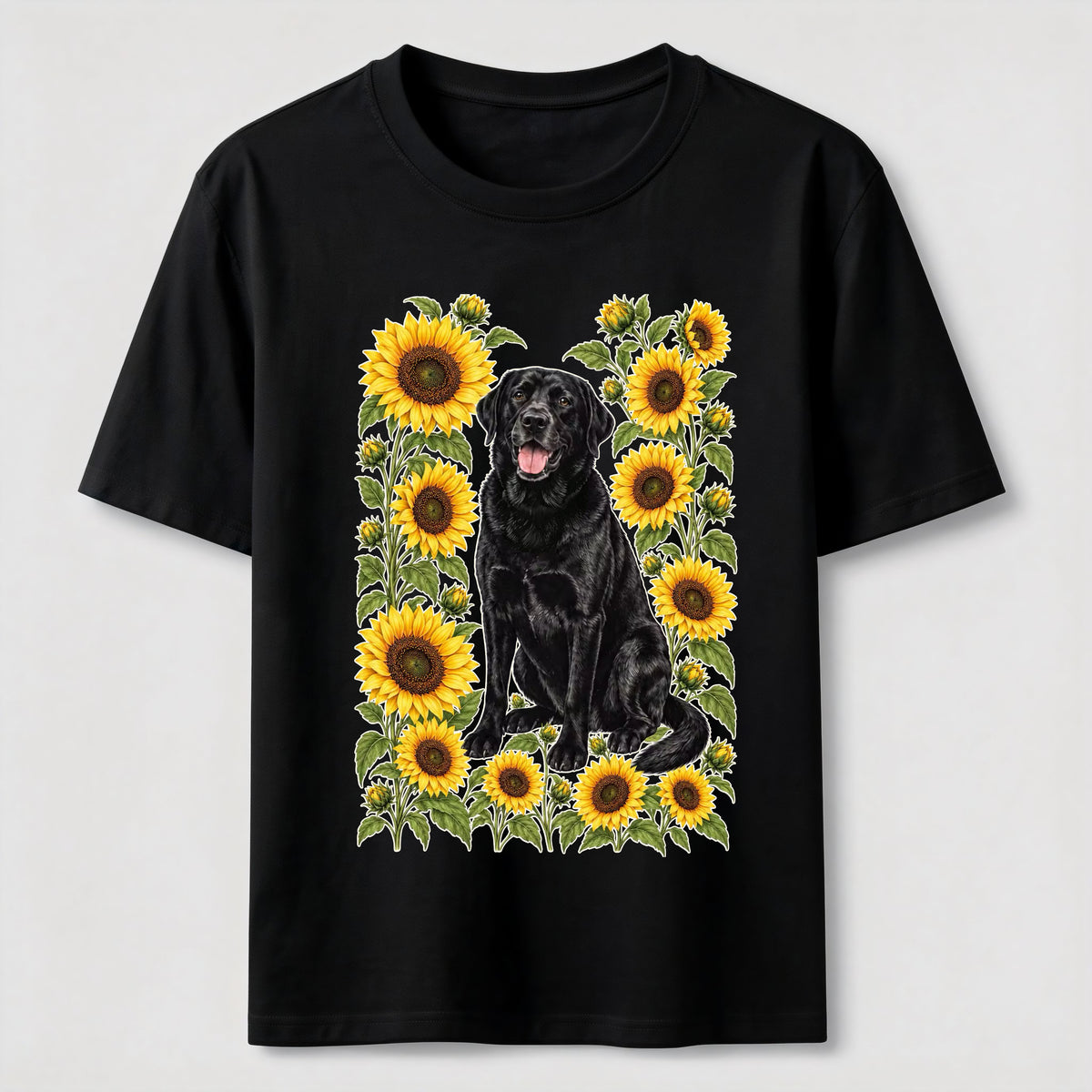PetTaxClub Sunflower Black Lab Classic T-Shirt