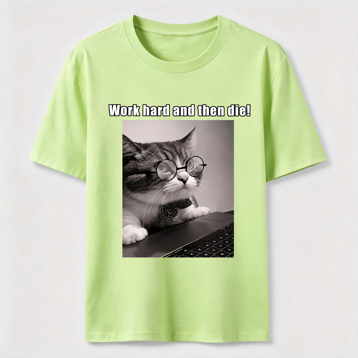 PetTaxClub Work Hard and Then Die Cat Classic T-Shirt