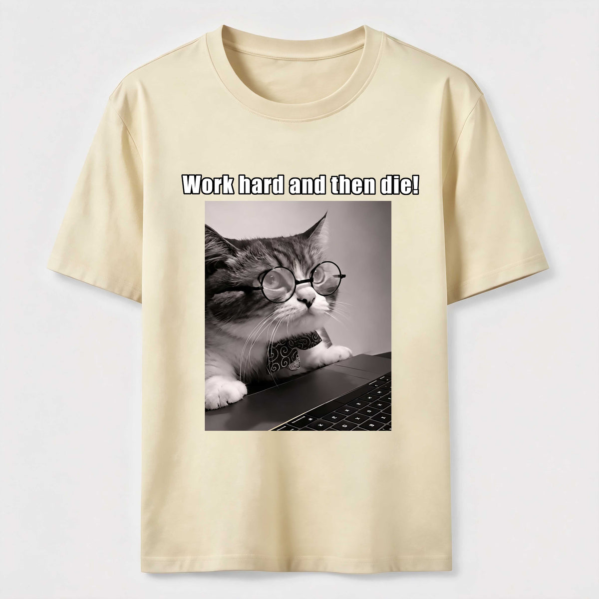 PetTaxClub Work Hard and Then Die Cat Classic T-Shirt