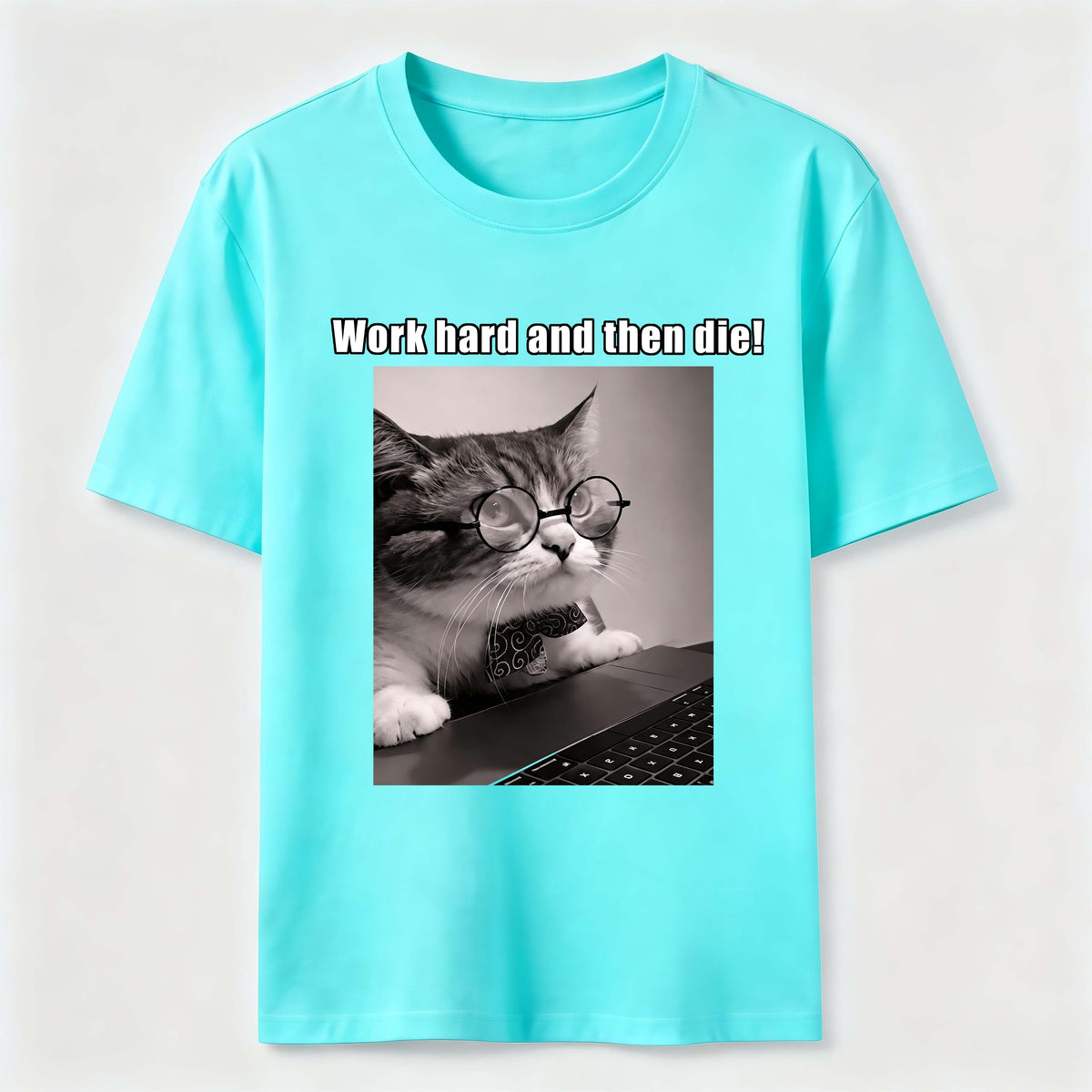 PetTaxClub Work Hard and Then Die Cat Classic T-Shirt