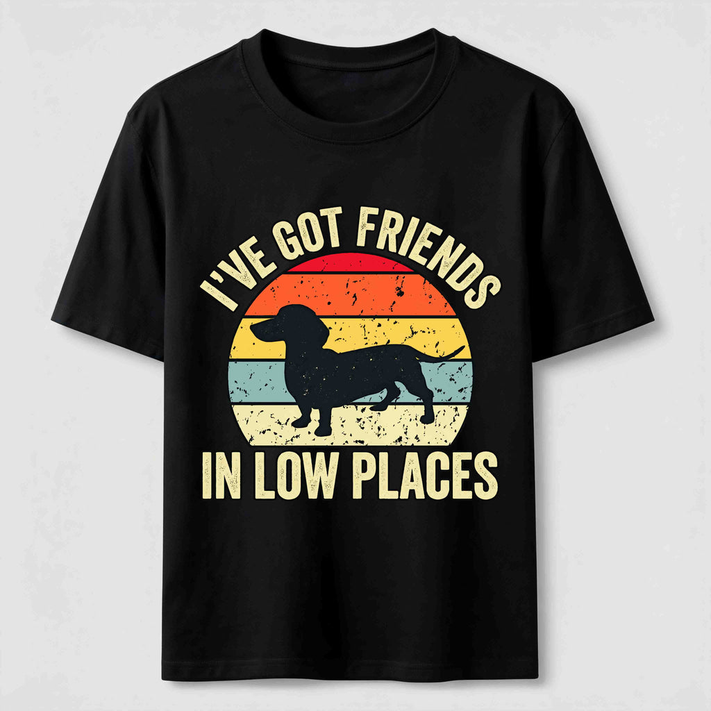 PetTaxClub Friends in Low Places Dachshund Classic T-Shirt