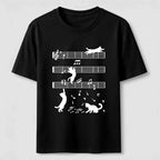 PetTaxClub Cats on the Music Staff Classic T-Shirt
