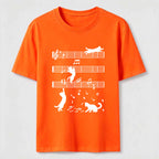 PetTaxClub Cats on the Music Staff Classic T-Shirt