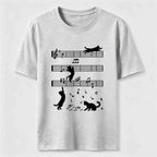 PetTaxClub Cats on the Music Staff Classic T-Shirt