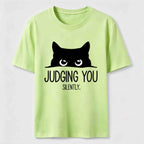 PetTaxClub Judging You Silently Cat Classic T-Shirt