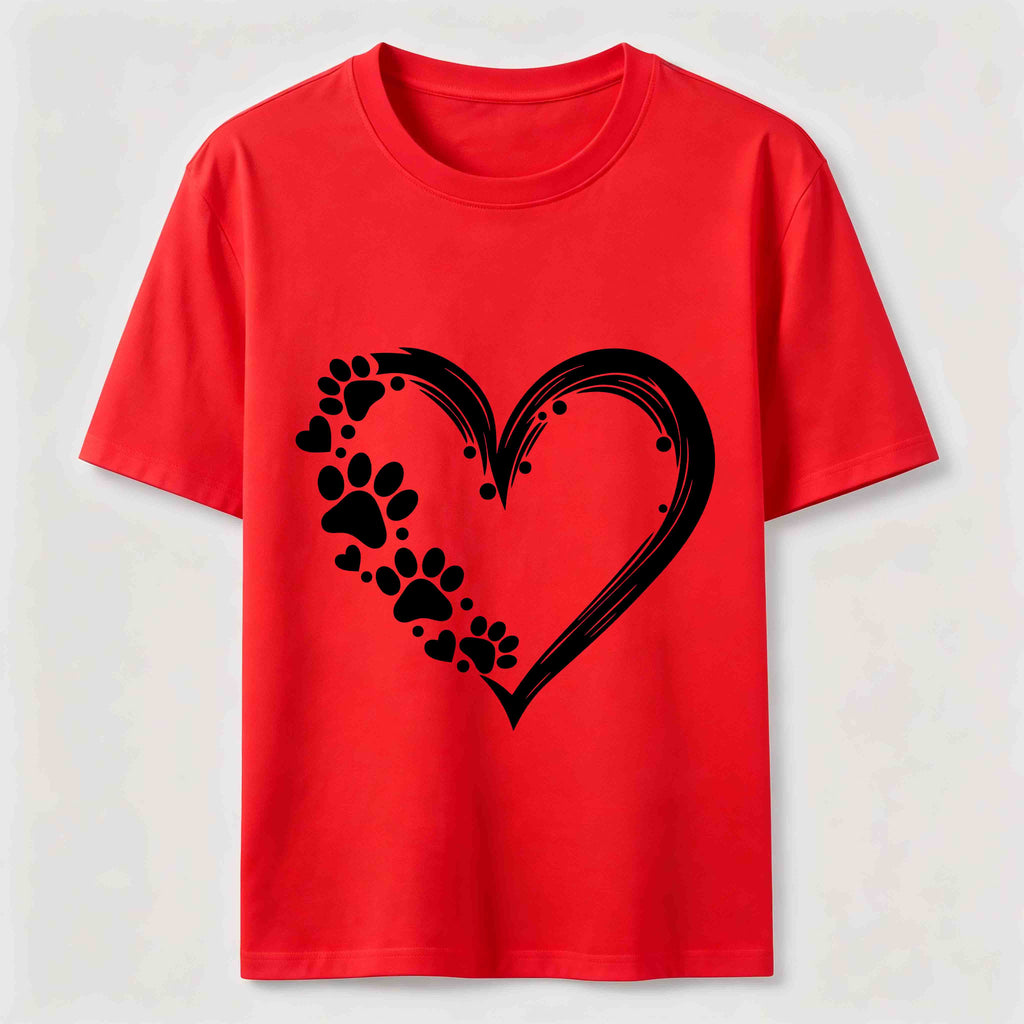 PetTaxClub Paw Print Hearts Classic T-Shirt