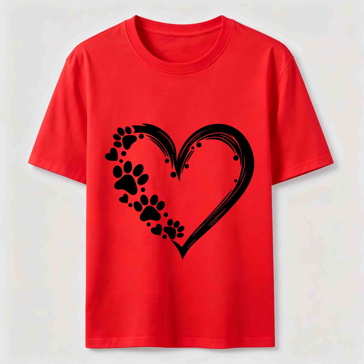 PetTaxClub Paw Print Hearts Classic T-Shirt